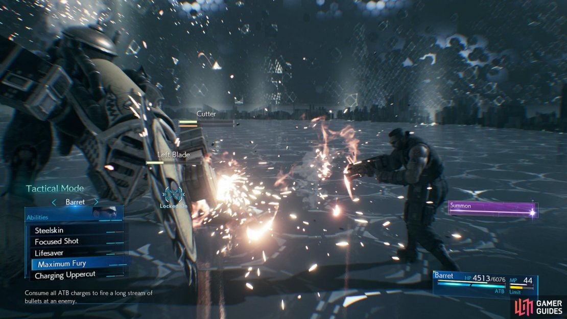 Maximum Fury is useful against the Cutter.