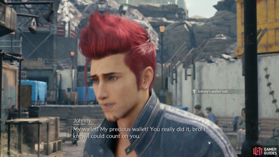 Return the Wallet to Johnny and you’ll obtain a Trophy if you’ve done all of his events in the game.