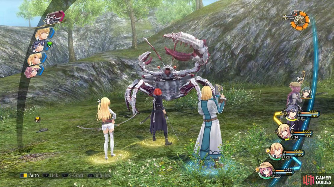 head to the southeast of Crosbell Highway 3 to find the Giga Murder Crab.