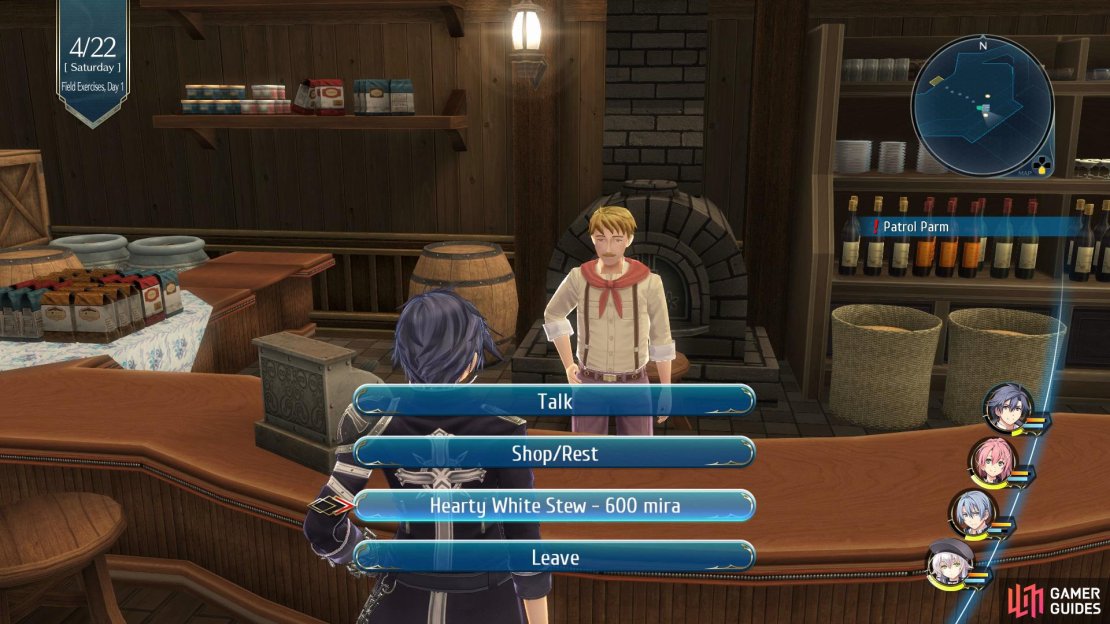 Go into the White Footpath Tavern & Inn to purchase the Hearty White Stew Recipe