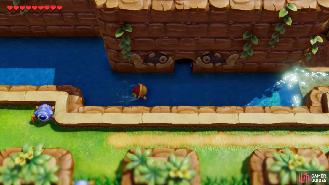 Head left from Angler’s Tunnel and enter the cave,