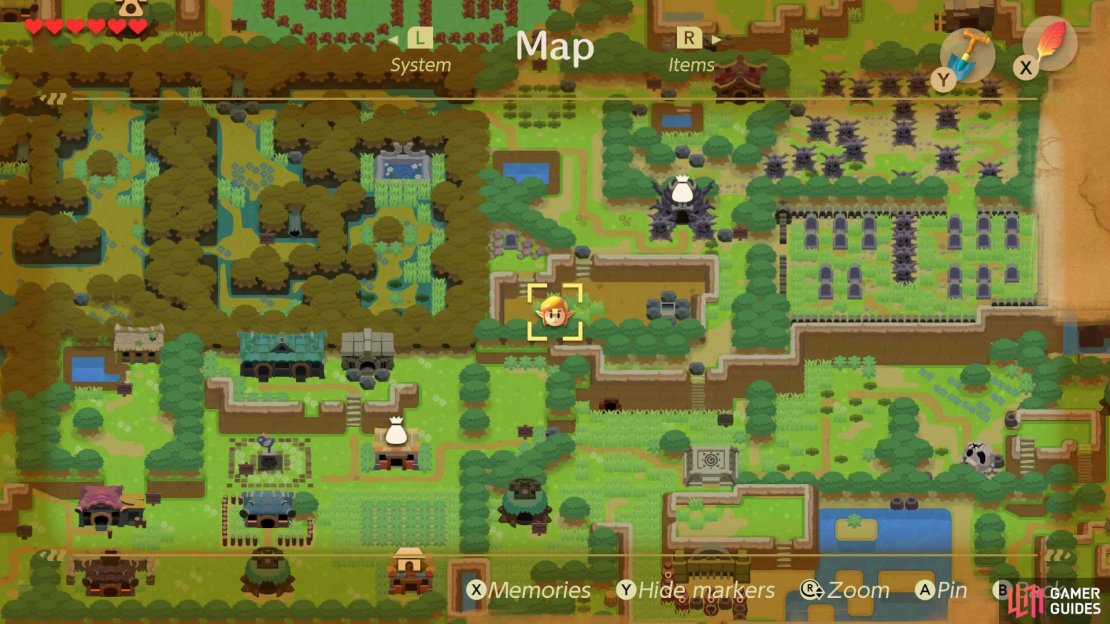 Head to this location on the map, 