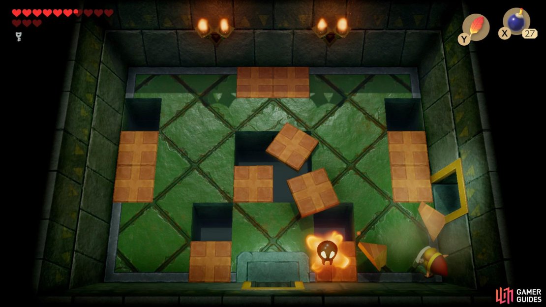 Quickly hit this enemy with your Sword to kill it.