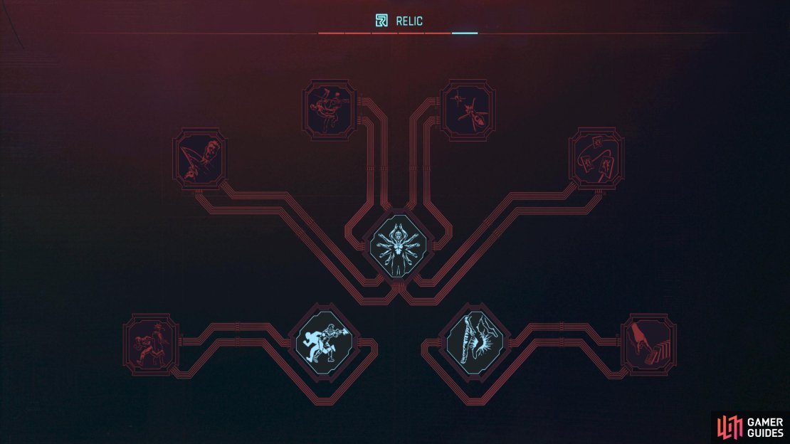 You&rsquo;ll unlock the Relic Skill Tree during the first mission of Phantom Liberty.