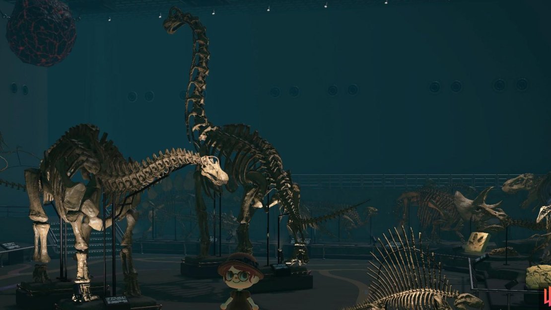 The Diplodocus is made up of six parts due to its long neck and tail.