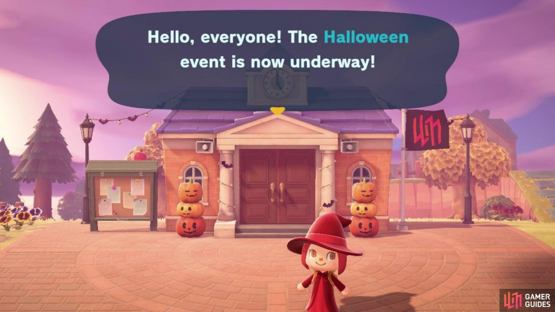 Get your costume and candies at the ready, Halloween starts at 5pm on the 31st of October.