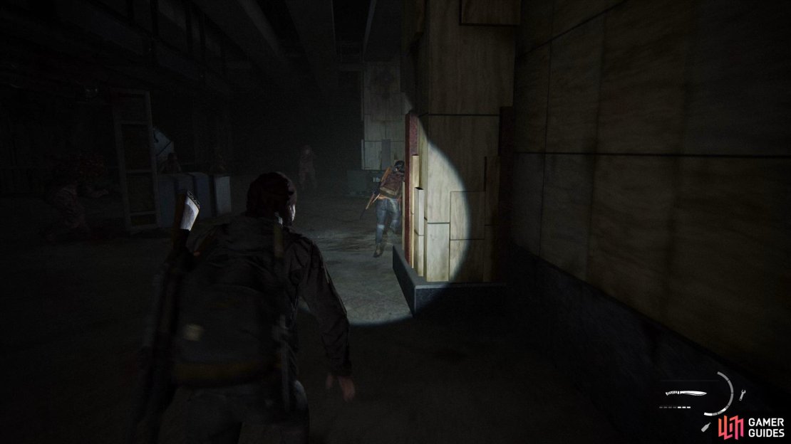 Finally, sprint away from the hoard with Dina to reach the exit of the tunnels. 