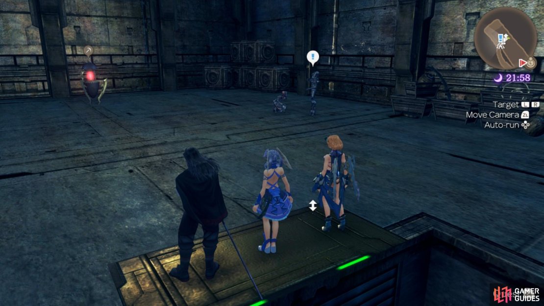 You’ll find a Shop, Ether Deposit and several Quests in Machina Refuge.