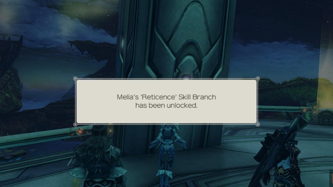 Completing this quest will unlock Melia’s skill branch, Reticence. 
