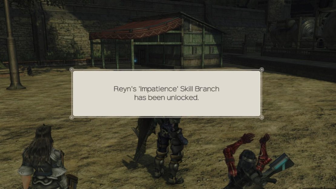 Competing this quest will unlock Reyn’s skill branch, Impatience. 