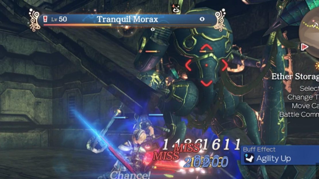 The Tranquil Morax guards the Gate Lock Release.