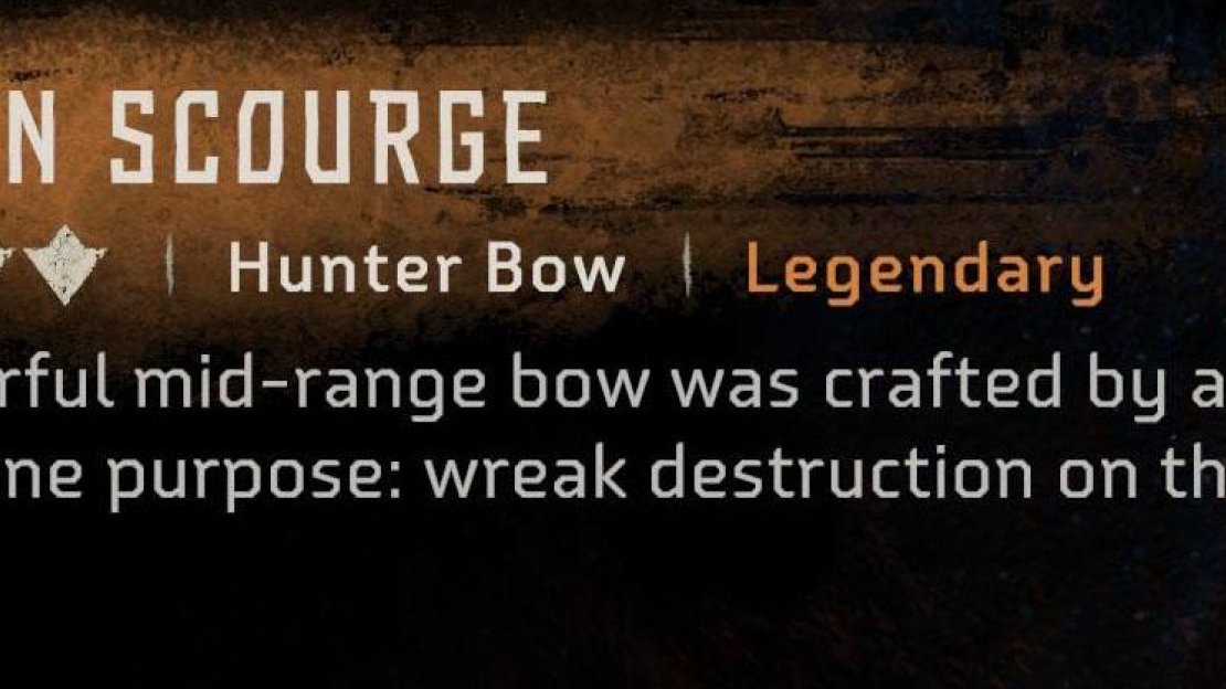 It’s one of two Legendary Hunter Bows in the game.