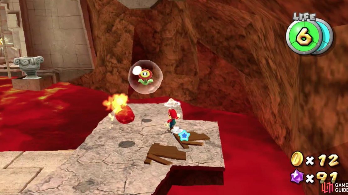 The final area will have a Fire Flower waiting for you