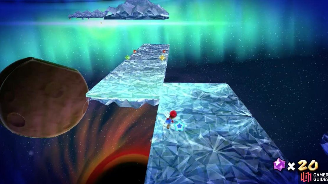It’s best to give yourself a speed boost during the long stretch of platforms!