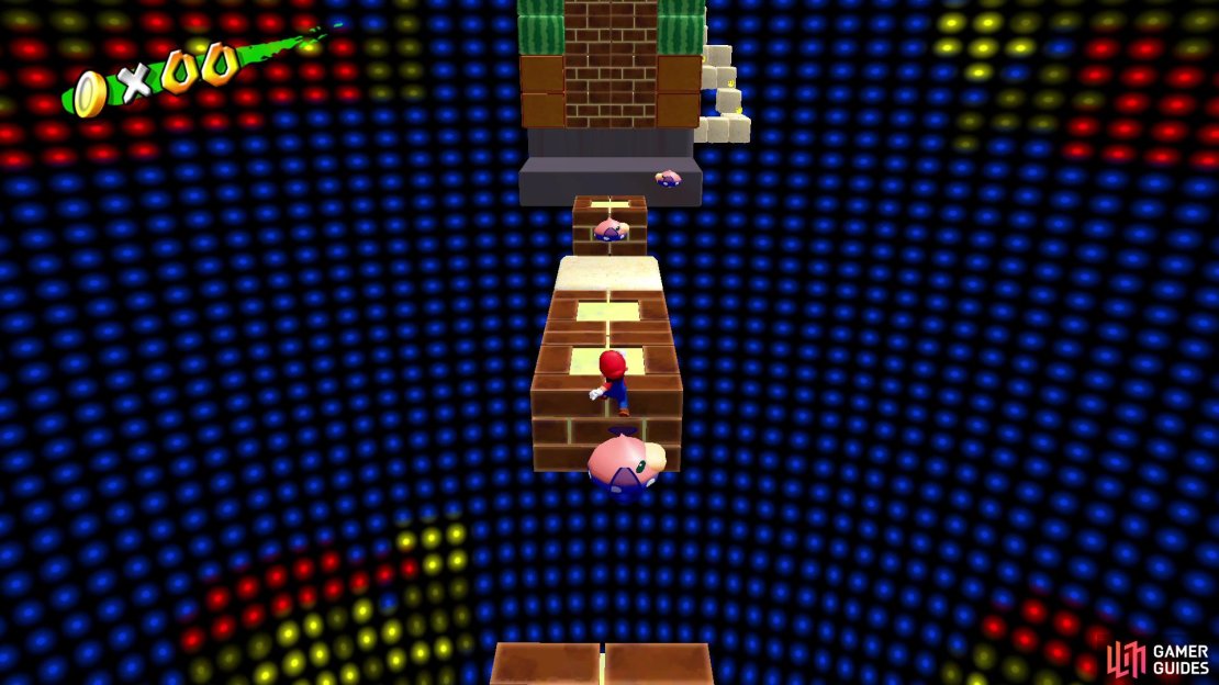 Make your way across using these enemies as an aid