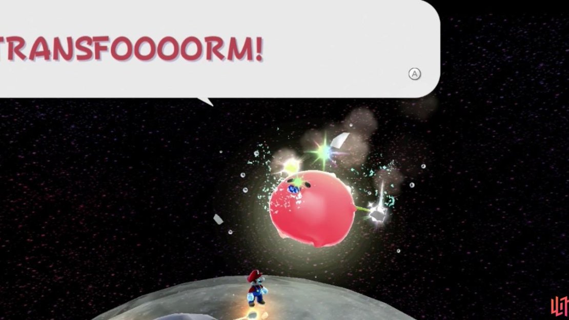 After being fed 50 Star Bits the Hungry Luma will transform!