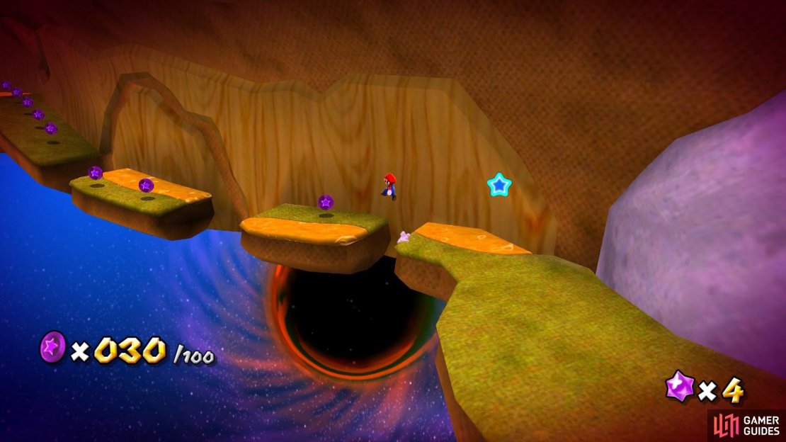 Jump across the platforms but watch out for the honey as it’ll slow you down!