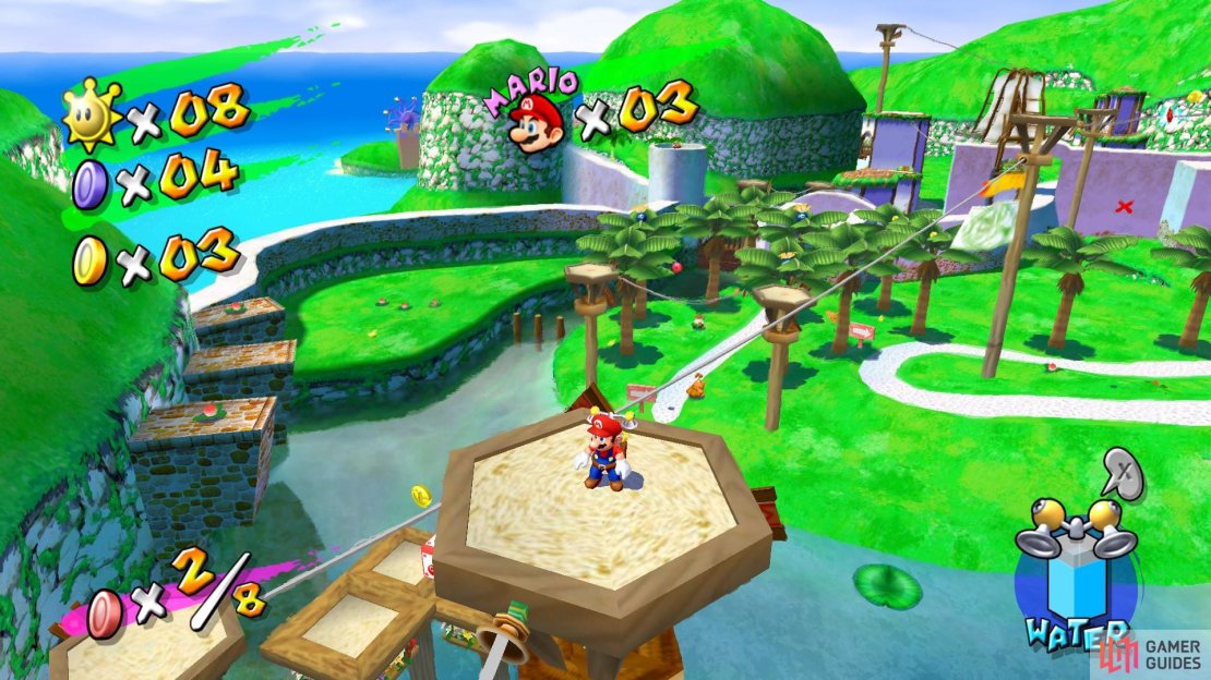 In this episode, you’ll need to make your way along the ropes to grab the red coins. 