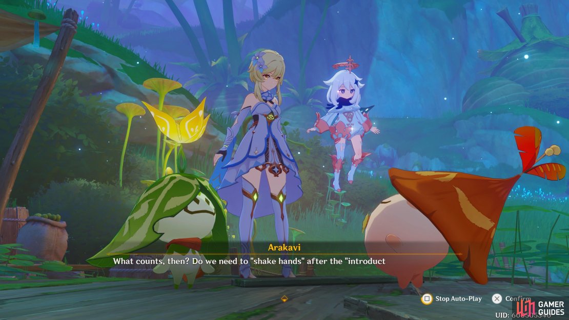 Speaking with Arakavi in Dream Vanrana.