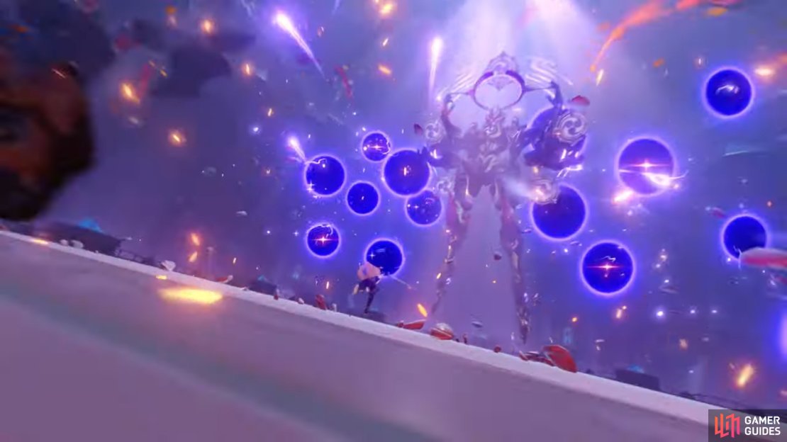 Scaramouche during Phase 2 using Cosmic Bombardment.