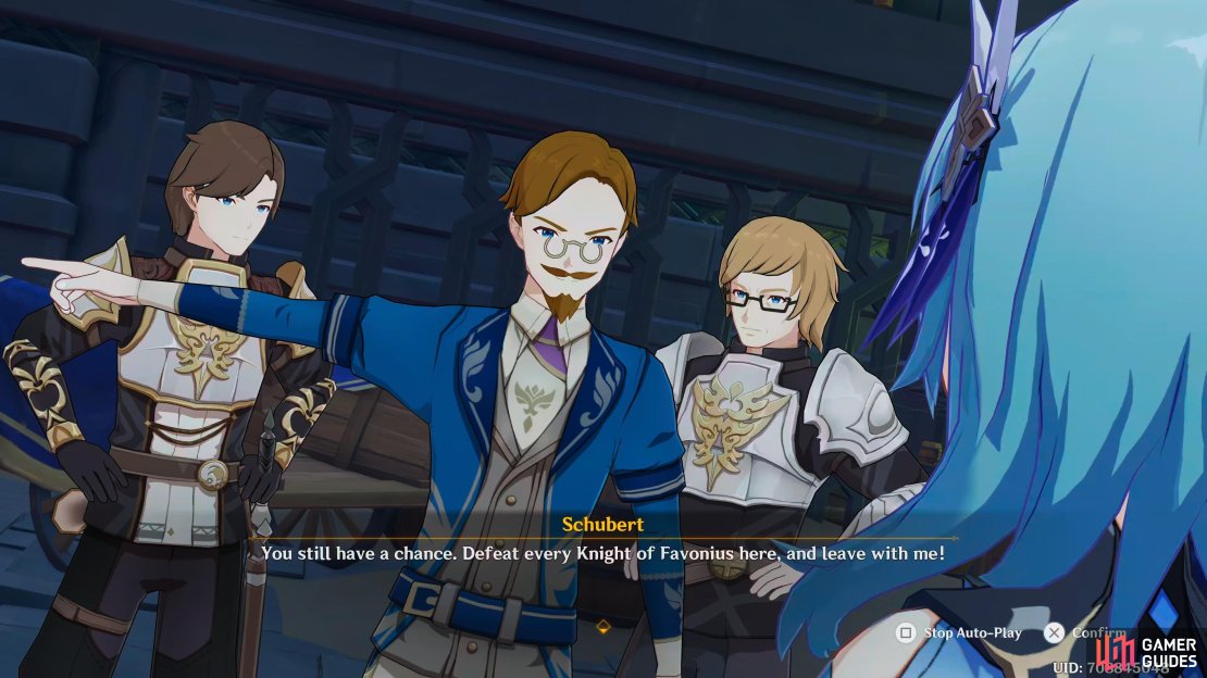 Schubert&rsquo;s outraged at Eula&rsquo;s traitorous behavior.