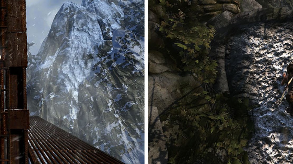 Lara can climb anything from ladders to stone walls, once she has the proper tools.