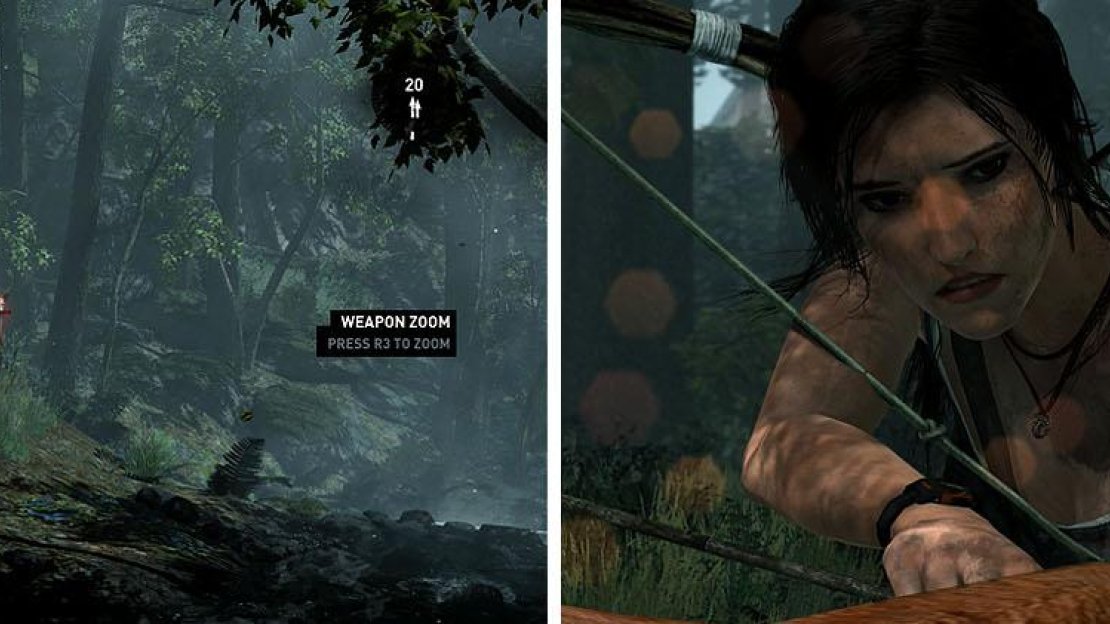 Aim for the head to quickly kill a deer and collect its meat for some XP.