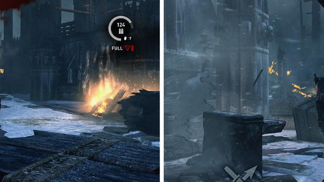 Use the cover as you make your way around the outskirt of the ritual area.
