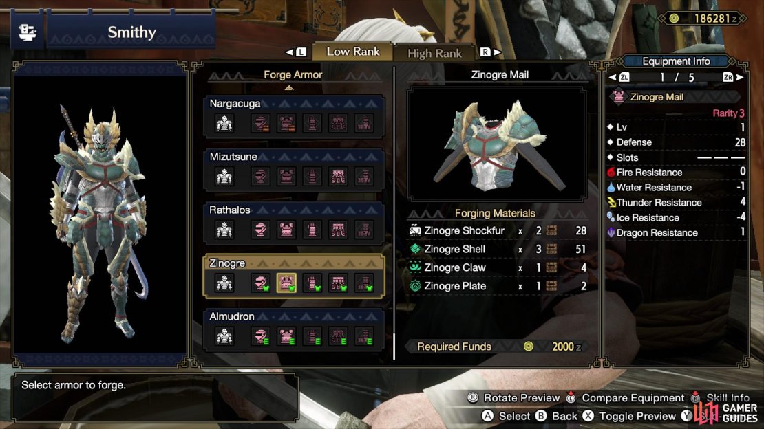 Zinogre Mail.