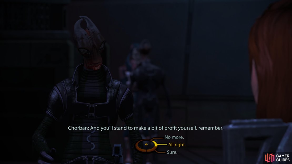 If you’re already acquainted with Chorban, you can get him to give up his research for a boost in Paragon points.