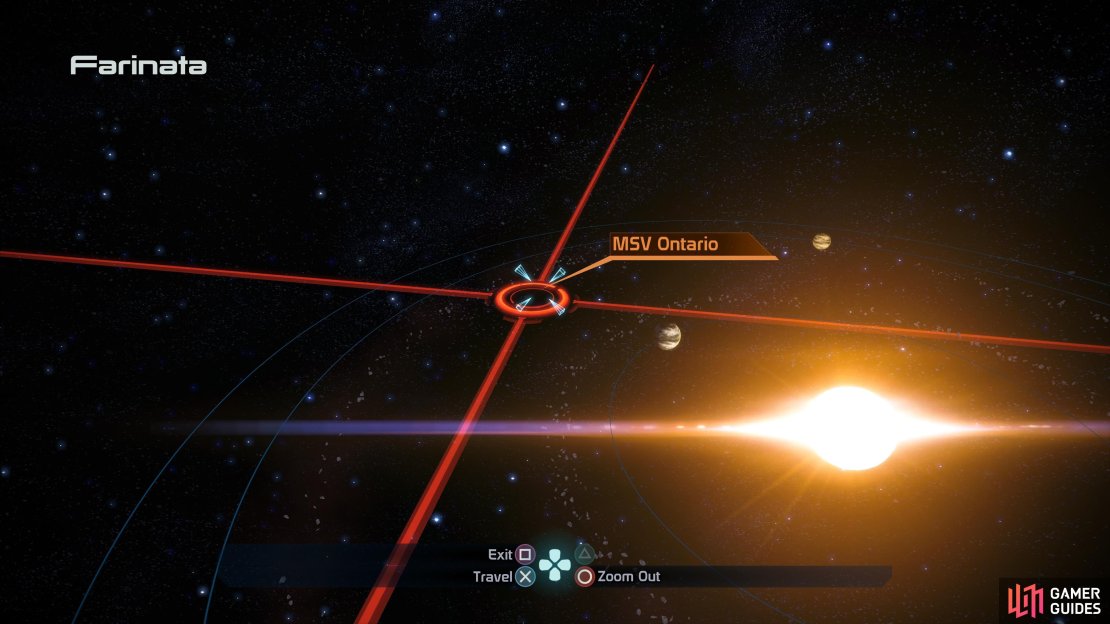You’ll find the MSV Ontario in the Farinata system.