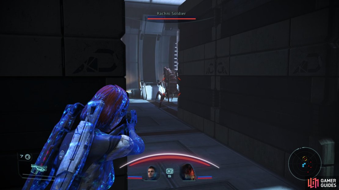 There’s only one Rachni Soldier in the main room