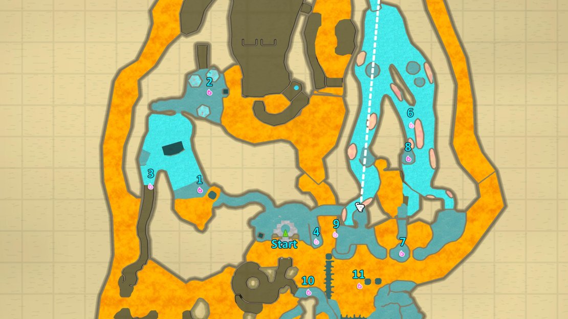 Map of Din’s Silent Realm.