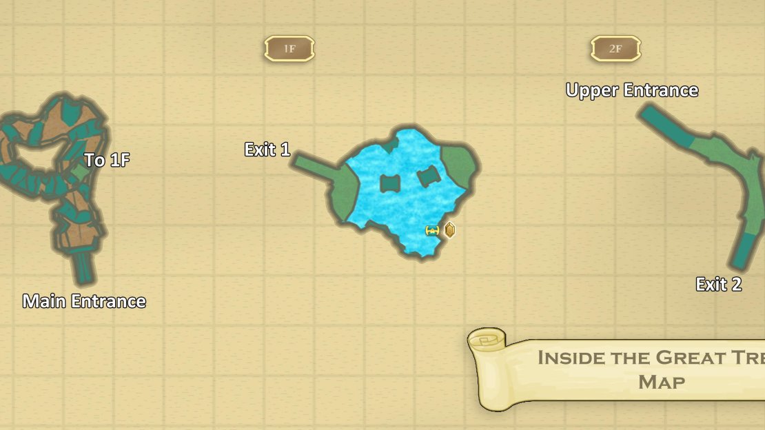 Map of Inside the Great Tree