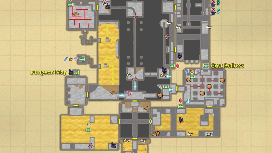 Map of the Lanayru Mining Facility.
