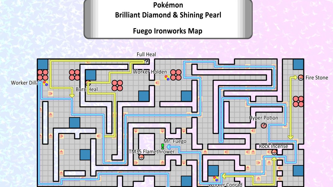 Path to reach the endpoint of Fuego Ironworks.