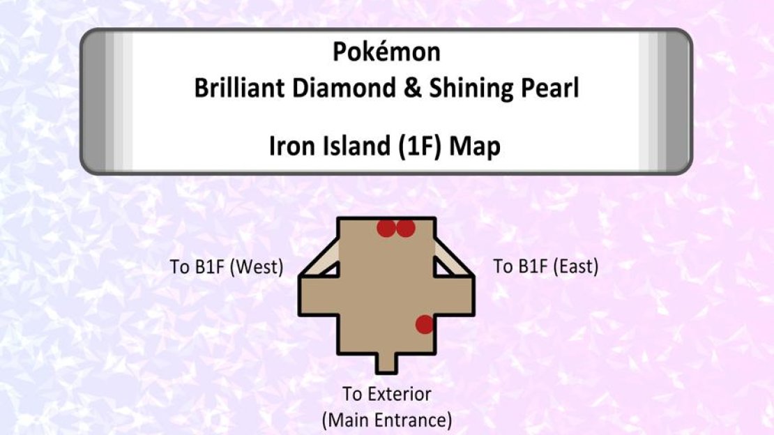 Map of Iron Island (1F).