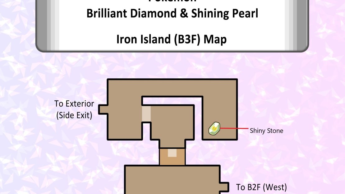 Shiny Stone found on Iron Island.