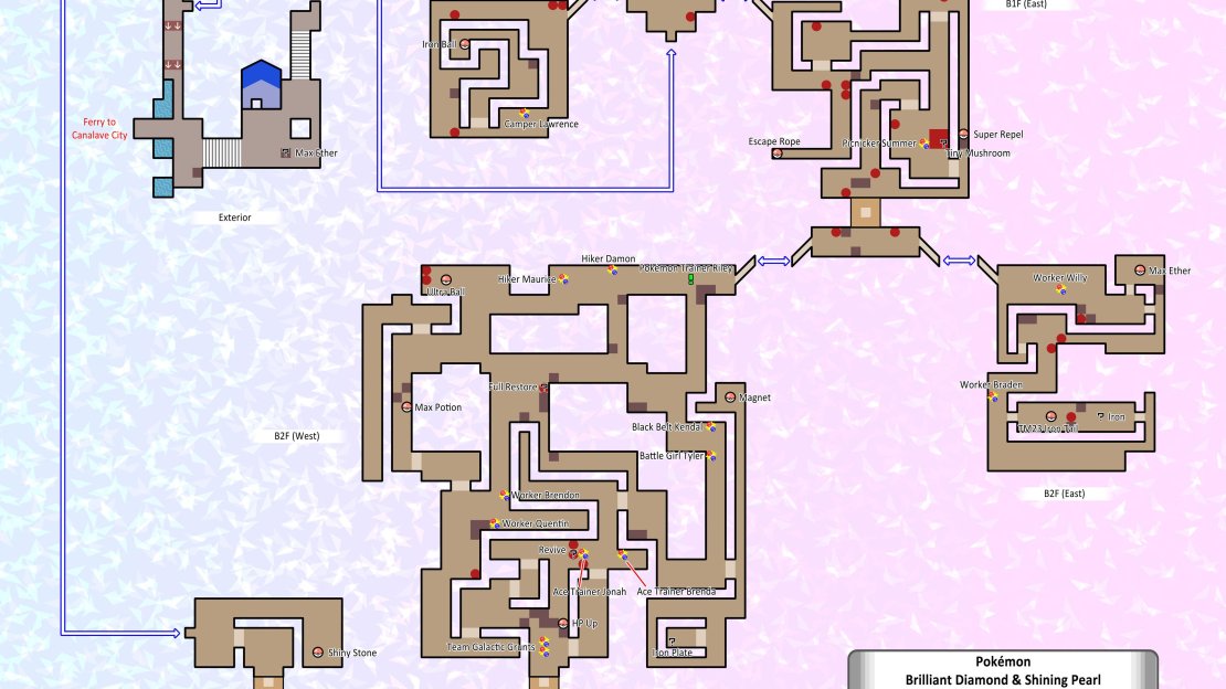 Full map of Iron Island. Because we love you.