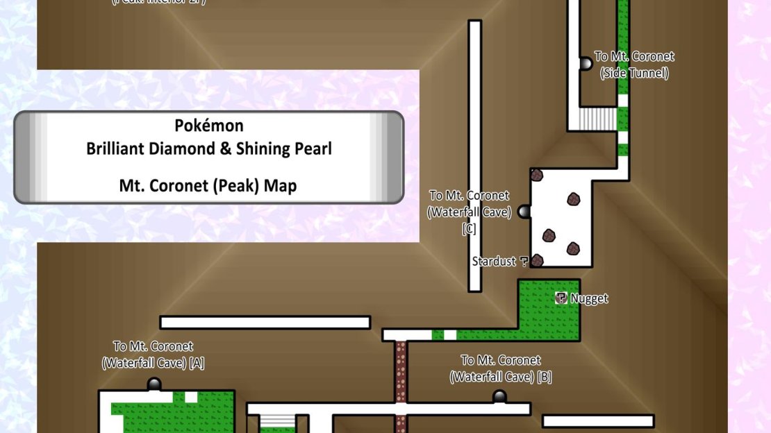 Map of Mt. Coronet (Peak).