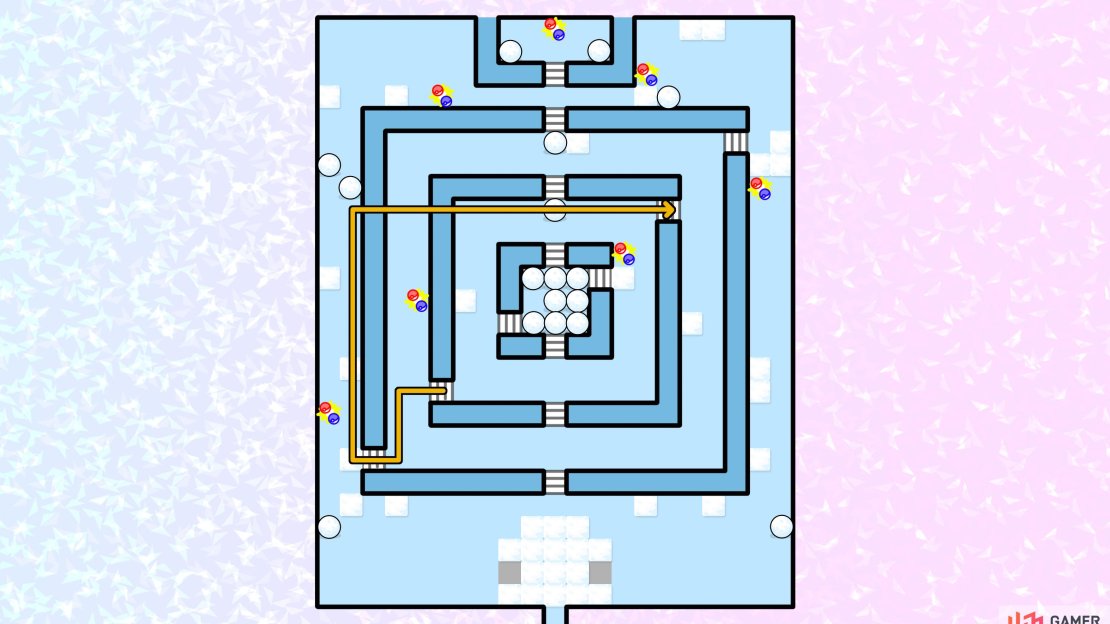 Snowpoint City Gym puzzle: Step 2.