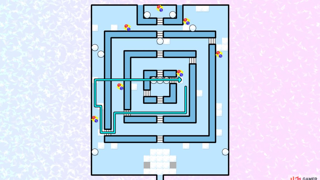 Snowpoint City Gym puzzle: Step 5.