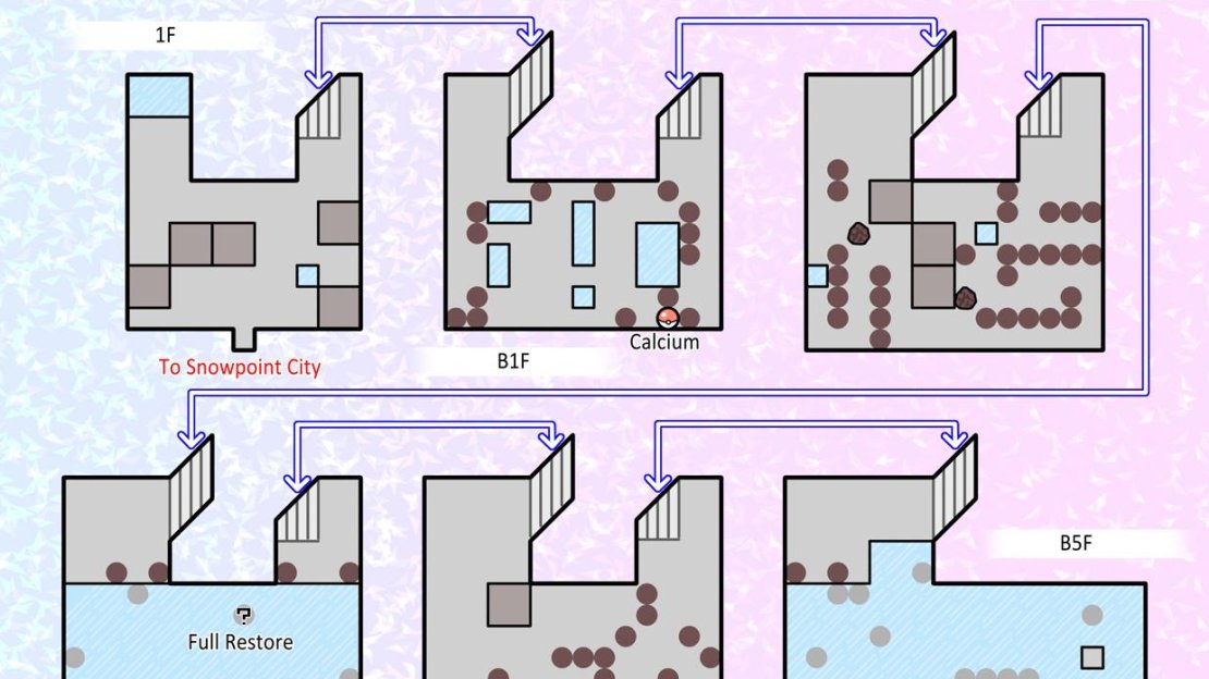 Full map of Snowpoint Temple.
