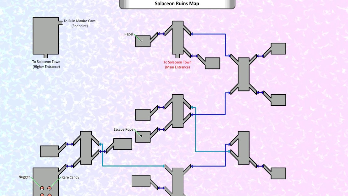 Map of Solaceon Ruins.
