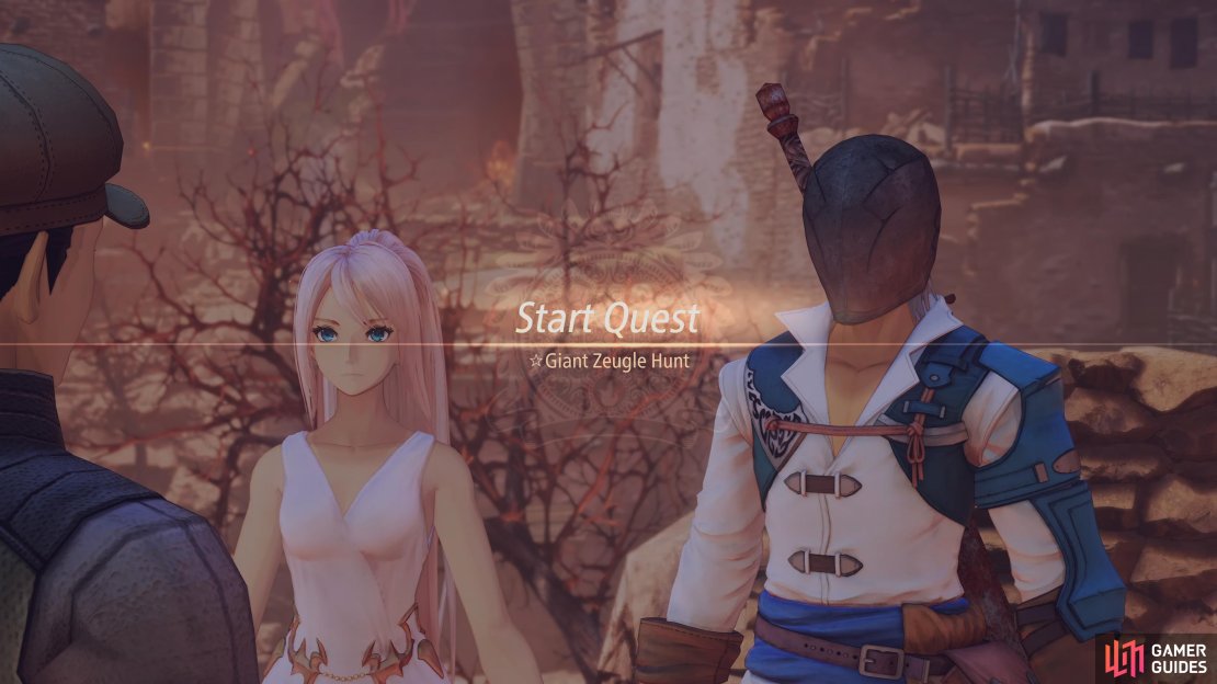 Giant Zeugle Hunt is a Sub-Quest in Calaglia.