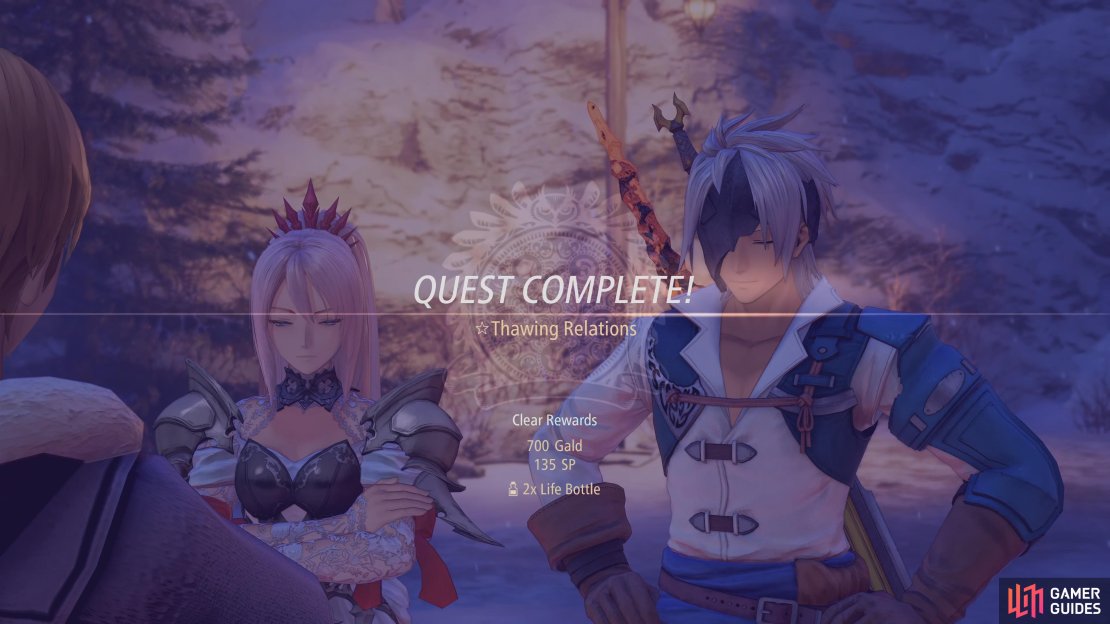 Thawing Relations is a Sub-Quest in Messia 224.