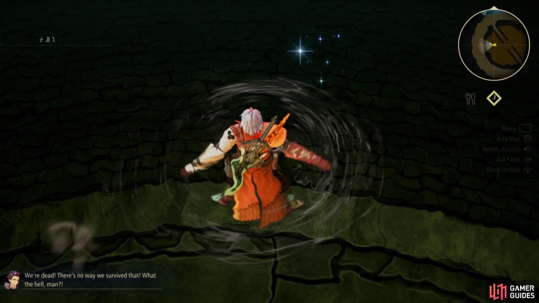 You’ll need to drop from a high place to get the Hero of the Summit Trophy in Beyond the Dawn.