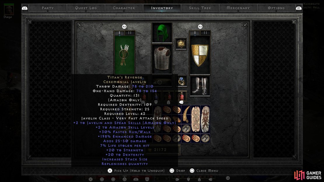Titan’s Revenge is essential for a Javazon.