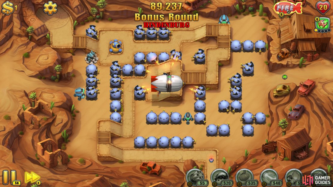 Bizarre Bazaar has a random chance to spawn the Night Fokker  Dryer Straits has a random chance to spawn the Zeppelin  Cardio Canyon has a random chance to spawn the Hindenburg  Curious Gorge has a random chance to spawn Lieutenant Sakai