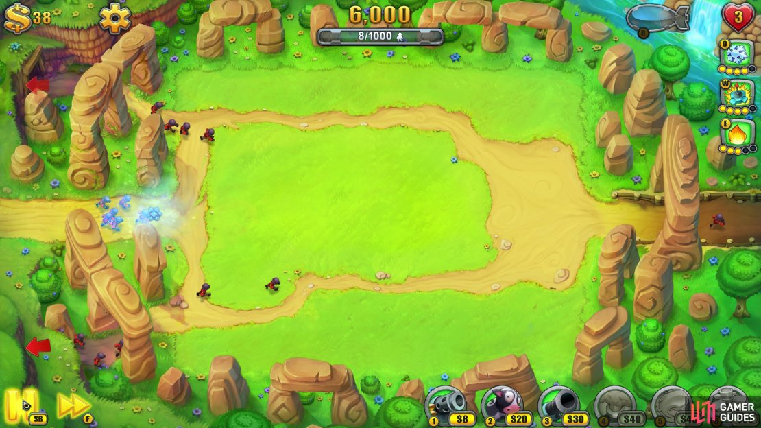 Pointless using these to cover the exit unless you&rsquo;ve got a powerful tower nearby.
